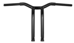 Burly Brand Dominator Raked Bar 14in - Gloss Black