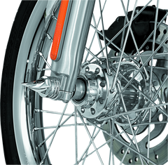 Kuryakyn Twisted Axle Caps Chrome