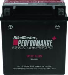 BikeMaster Battery - BTX16-BS