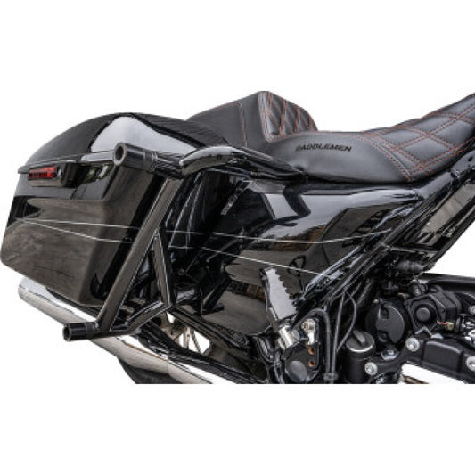 Burly Brand 14-Up Touring Brawler Kit Front and Rear - Black