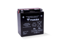 Yuasa YTX20CH-BS High Performance AGM Battery w/Bottle