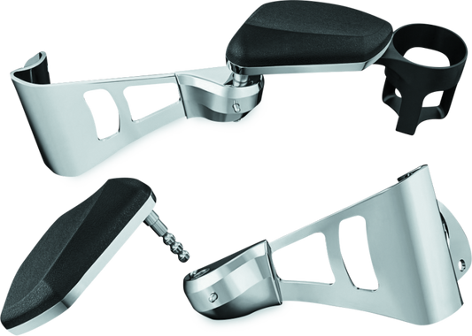 Kuryakyn Passenger Armrests 14-23 Touring Models Chrome