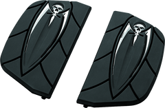 Kuryakyn Zombie Passenger Board Covers Black