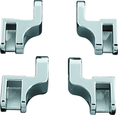 Kuryakyn Driver Floorboard Relocation Brackets For FLST Models Chrome