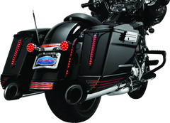 Kuryakyn Rear Fender Accents FLHX & FLTR Models Chrome