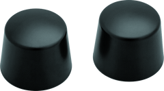 Kuryakyn Front Axle Nut Caps Satin Black