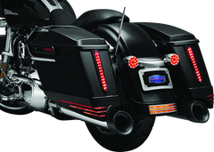 Kuryakyn Rear Fender Accents FLHX & FLTR Models Chrome