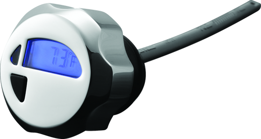 Bikers Choice 99-03 FLHT FLHR FLTR Oil Filler Cap With LED Temperature Gauge