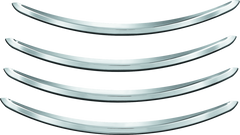 Kuryakyn Rear Fender Accents FLHX & FLTR Models Chrome