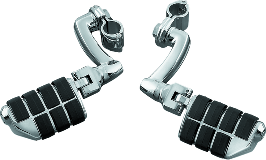Kuryakyn Dually ISO Pegs With 1inch Clamp Chrome (Pair)