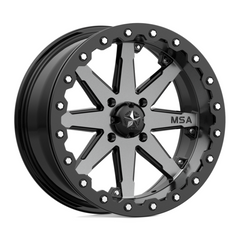 MSA Wheels M21 LOK 15X7 4X110 CHARCOAL TINT 00MM