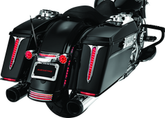 Kuryakyn Rear Fender Accents FLHX & FLTR Models Chrome