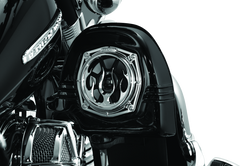 Kuryakyn Flame Speaker Grills Chrome
