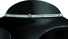 Kuryakyn Zombie Windshield Trim 96-13 Touring Chrome
