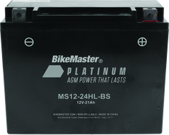 BikeMaster AGM Battery - MS12-24HL-BS
