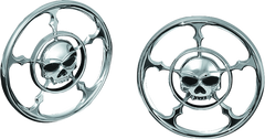 Kuryakyn Zombie Speaker Grills Chrome