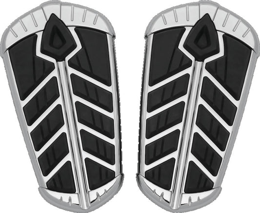 Kuryakyn Spear Floorboard Insert Passenger Indian Chrome