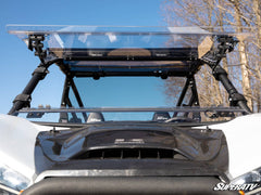 A SUPERATV PRODUCT KAWASAKI TERYX KRX 1000 FLIP WINDSHIELD