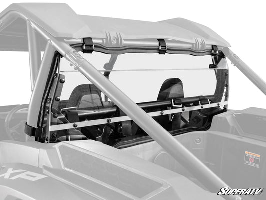 A SUPERATV PRODUCT POLARIS RZR XP REAR WINDSHIELD