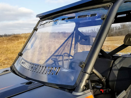 Polaris Ranger Full-Size 2013-Current Scratch Resistant Multi-Vent Windshield