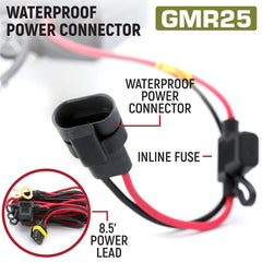 Rugged GMR25 Waterproof GMRS Mobile Radio kit