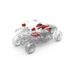 Rockford Fosgate Canam x3 Stage 4 audio kit