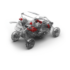 Yamaha YXZ 1000 Rockford Fosgate kit stage 4