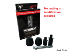 Vortex Racing 13-19 Kawasaki ZX 6 R 636 V3 2.0 Frame Slider Kit- No Cut