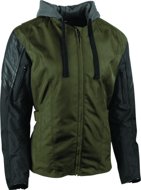 Speed and Strength Double Take Jacket Olive/Black Womens - Small