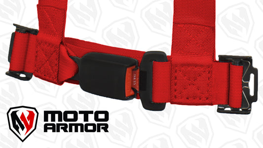 Moto Armor 4 pt harness 2" GRAY