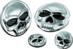 Kuryakyn Replacement Components Zombie Medallions 1in Diameter Chrome