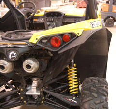 Trail Armor Can Am Maverick, Can Am Maverick X MR, Can Am Maverick XC, Maverick Max DPS Mud Flap Fender Extensions with Underbed Mud Shield