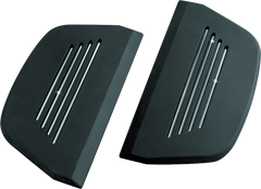 Kuryakyn Premium Passenger Board Inserts 86-Up Touring Models Black