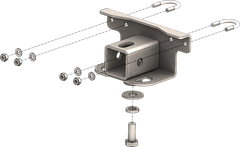 KFI 16+ Yamaha Kodiak 700 4x4/ 09-14 Grizzly 550/ 07-18 Grizzly 700 2 in. Receiver Hitch Rear
