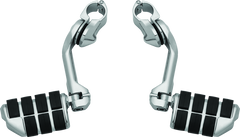 Kuryakyn Tour-Tech Cruise 6in Mount Arm With Dually ISO Pegs 1-1/4in Clamp Chrome