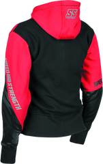 Speed and Strength Cat Outa Hell Hoody Red/Black Womens - XS