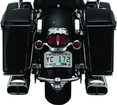 Kuryakyn Curved License Plate Mount Chrome