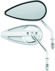 Bikers Choice 65-Up Chrome Teardrop Mirror Universal Custom Pr