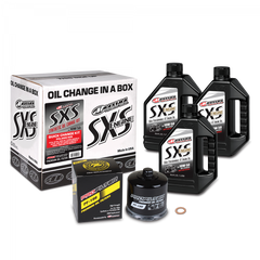 Maxima SxS Quick Change Kit 10W-50 Synthetic w/ Black Filter