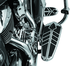 Kuryakyn Spear Driver Floorboard Inserts Indian Chrome
