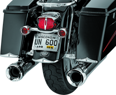 Kuryakyn Rear Fender Or Saddlebag Accent Tips Chrome (Pair)