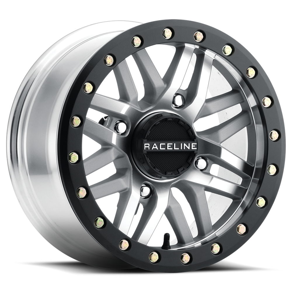 RACELINE RYNO BDLK WHEEL 15X7 4/137 5+2 (+10MM) BLK/AS CAST