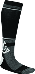 Answer Moto Socks Black Youth - Small/Medium