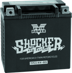 Twin Power YTX-14 Shocker Battery Replaces H-D 65948-00 220 CCA