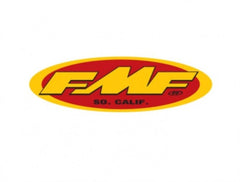 FMF Racing 23In Oval Trailer Sticker (Yel/Red) (Individual)