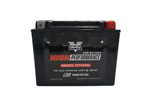 Twin Power YTX-20HL High Performance Battery Replaces H-D 65989-97A Made in USA 310 CCA
