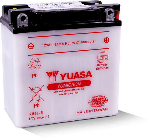 Yuasa YB9L-B Yumicron 12 Volt Battery