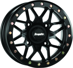 DragonFire Racing Typhon Wheel 15X10 4/137 5+5 +0 Machined Black