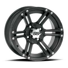 ITP SS 212 14x6 / 4x110 BP / 4+2 Offset Black Wheel