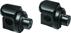 Kuryakyn Non-Pivot Splined Peg Adapter Harley-Davidson Models Black